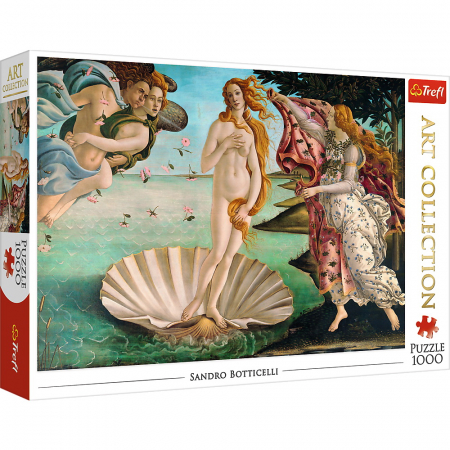 Puzzle Trefl adulti - Puzzle Trefl 1000 Nasterea lui Venus, Botticelli 