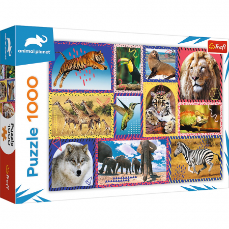 Puzzle Trefl adulti - Puzzle Trefl 1000 Natura Sălbatică 