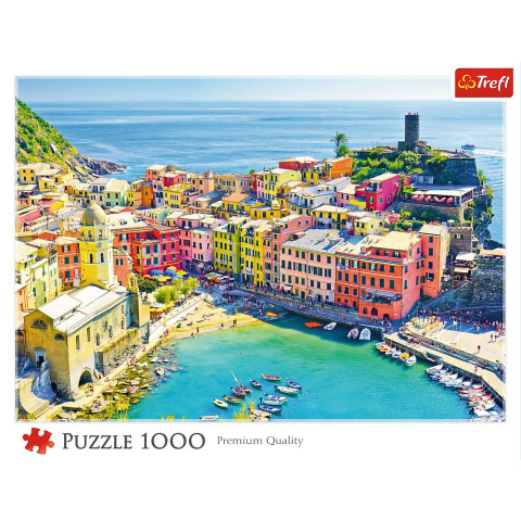 PUZZLE TREFL 1000 ORASUL PITORESC VERNAZZA LIGURIA ITALIA [2]