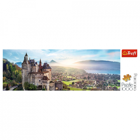 Puzzle Trefl 1000, Panorama Castelul Menthon [2]