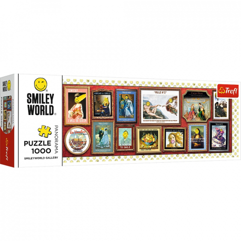 Jocuri si articole copii - Puzzle Trefl 1000 - Panorama: Lumea Smiley