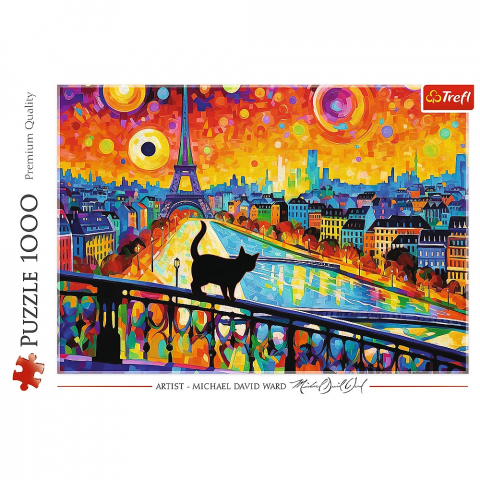 Puzzle Trefl 1000 Pisica Din Paris [2]