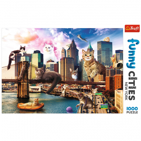 Puzzle Pisicuțe New York, 1000 piese [2]