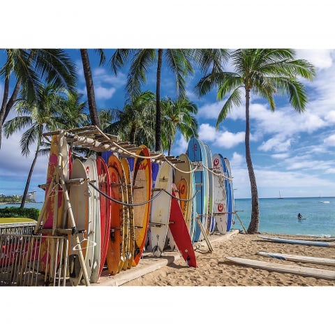 Puzzle Trefl 1000 - Plaja Waikiki [1]