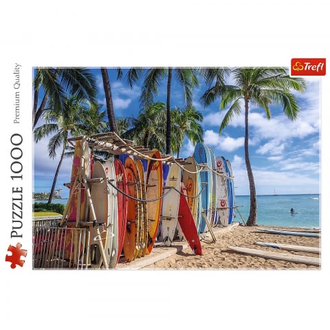 Puzzle Trefl 1000 - Plaja Waikiki [2]