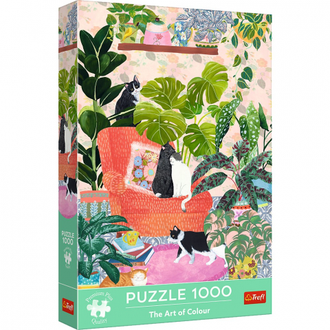 Puzzle copii - PUZZLE TREFL 1000 PREMIUM PLUS CASA DULCE CASA