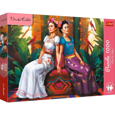 Jocuri si articole copii - PUZZLE TREFL 1000 PREMIUM PLUS FRIDA KAHLO DOUA FETE