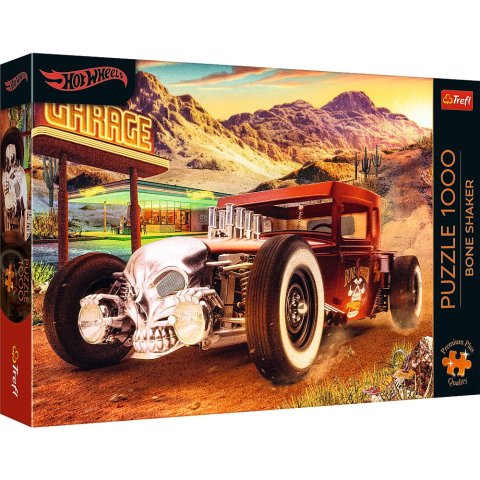Puzzle personaje - PUZZLE TREFL 1000 PREMIUM PLUS HOT WHEELS BONE SHAKER