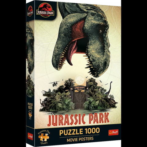 Puzzle copii - PUZZLE TREFL 1000 PREMIUM PLUS JURASSIC PARK