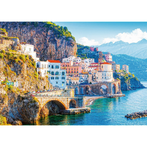 PUZZLE TREFL 1000 PREMIUM PLUS PHOTO ODYSSEY AMALFI ITALIA [1]
