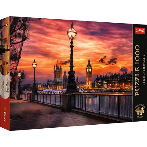 Puzzle copii - Puzzle Trefl 1000 Premium Plus Photo Odyssey Big Ben Londra