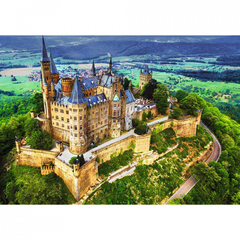 PUZZLE TREFL 1000 PREMIUM PLUS PHOTO ODYSSEY CASTELUL HOHENZOLLERN GERMANIA [1]