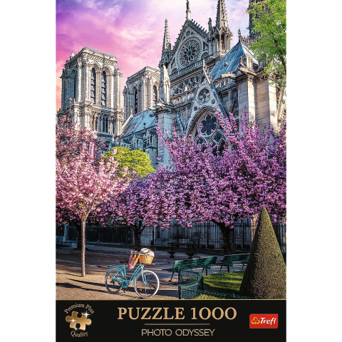 PUZZLE TREFL 1000 PREMIUM PLUS PHOTO ODYSSEY CATEDRALA NOTRE DAME PARIS [2]