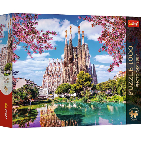 Puzzle personaje - PUZZLE TREFL 1000 PREMIUM PLUS PHOTO ODYSSEY SAGRADA FAMILIA BARCELONA SPANIA