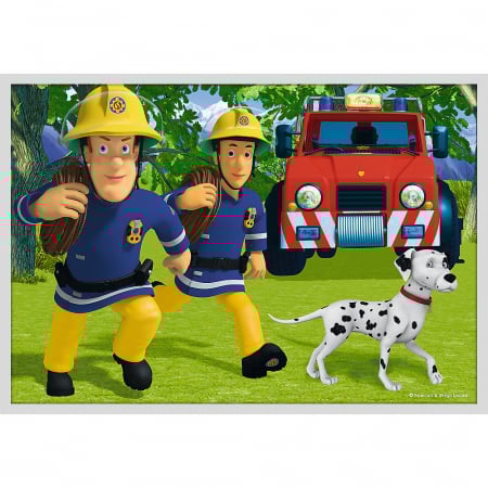 Puzzle Trefl 10 în 1 Pompierul Sam - Salvările Pompierului Sam [1]