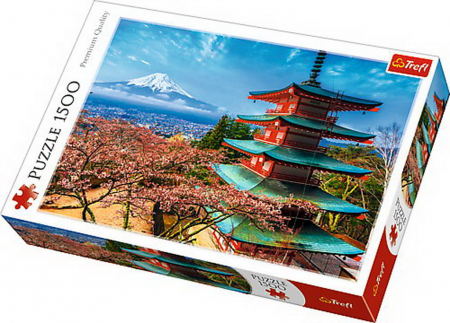 Jocuri si articole copii - Puzzle Trefl 1500 Muntele Fuji 