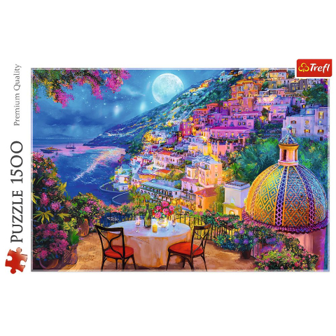PUZZLE TREFL 1500 O INTALNIRE IN POSITANO [2]