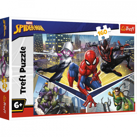 Puzzle copii - PUZZLE TREFL 160 DISNEY MARVEL PUTEREA LUI SPIDERMAN