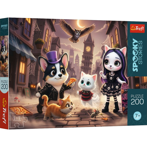 Puzzle personaje - PUZZLE TREFL 200 POVESTI INFRICOSATOARE DE NOAPTE