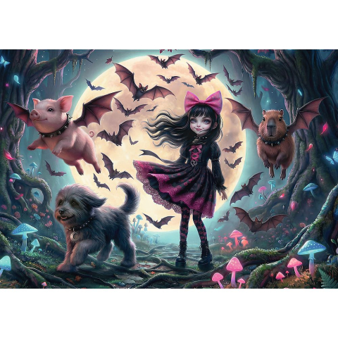 PUZZLE TREFL 200 POVESTI INFRICOSATOARE DE PE LUNA [1]