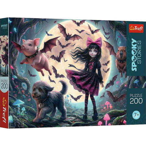 Puzzle personaje - PUZZLE TREFL 200 POVESTI INFRICOSATOARE DE PE LUNA