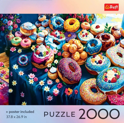 PUZZLE TREFL 2000 COLECTIA SUA GOGOSI COLORATE CU POSTER INCLUS [2]