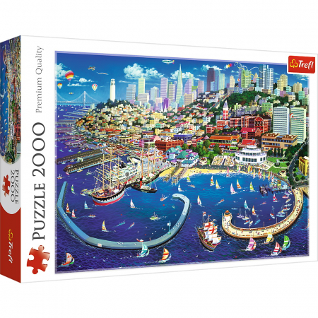 Puzzle Trefl adulti - Puzzle Trefl 2000 Golful San Francisco 