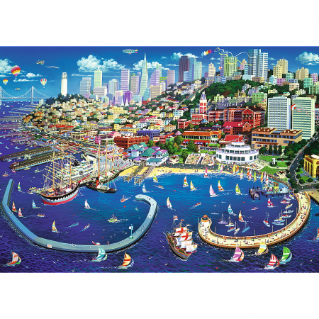Puzzle Trefl 2000 Golful San Francisco  [1]