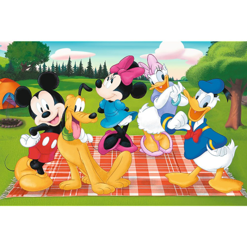 PUZZLE TREFL 24 MAXI DISNEY MICKEY MOUSE SI PRIETENII PREFERATUL LUI MICKEY [1]