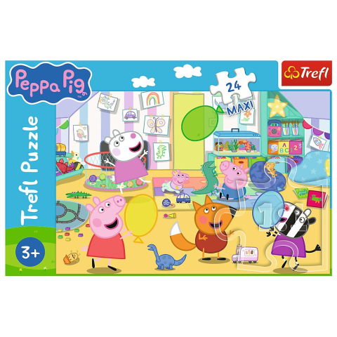 PUZZLE TREFL 24 MAXI FRUMOASA PEPPA PIG [2]