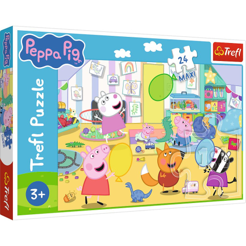 Puzzle personaje - PUZZLE TREFL 24 MAXI FRUMOASA PEPPA PIG