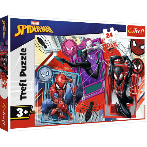 Puzzle - PUZZLE TREFL 24 MAXI MARVEL SPIDERMAN SIMTURI DE PAIANJEN