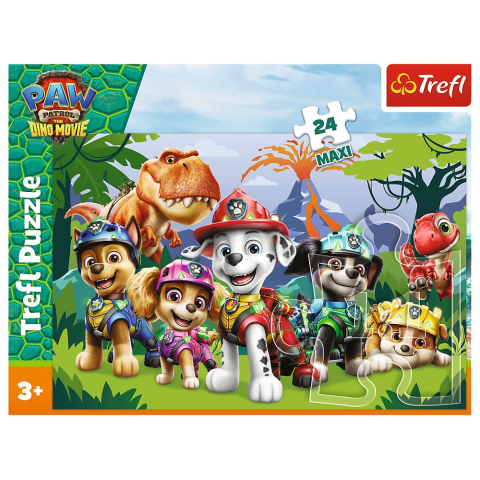 PUZZLE TREFL 24 MAXI PATRULA CATELUSILOR PRIETENIE PREISTORICA [2]