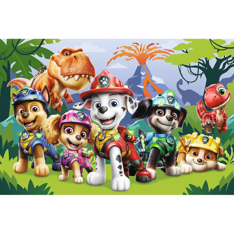PUZZLE TREFL 24 MAXI PATRULA CATELUSILOR PRIETENIE PREISTORICA [1]