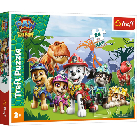 Puzzle personaje - PUZZLE TREFL 24 MAXI PATRULA CATELUSILOR PRIETENIE PREISTORICA