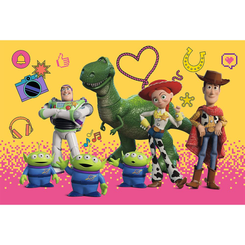 PUZZLE TREFL 24 MAXI PREMIUM PLUS KIDS TOY STORY 5 SI PRIETENII CU POSTER [1]