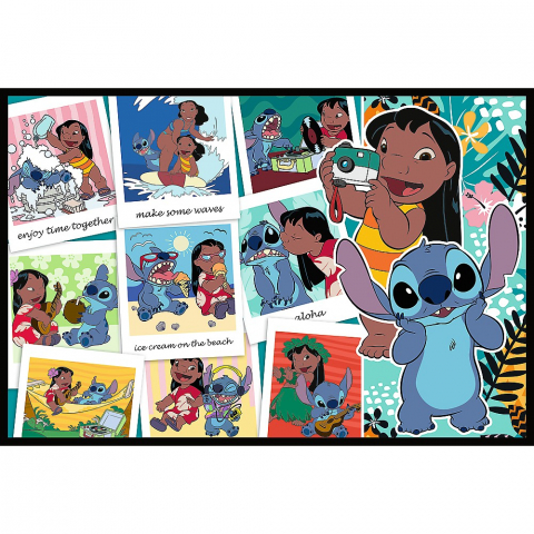 PUZZLE TREFL 2X200 DISNEY LILO SI STITCH VIATA FERICITA [1]