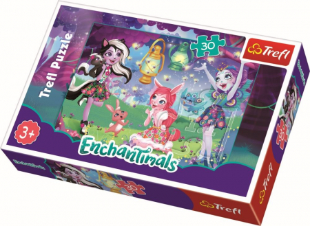Jocuri si articole copii - Puzzle Trefl 30 Magia Enchantimals 