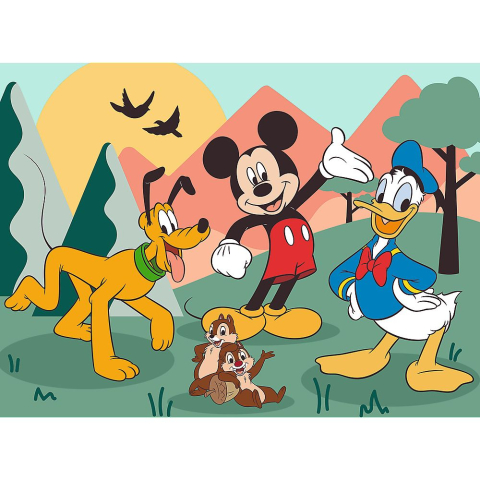 PUZZLE TREFL 30 PREMIUM PLUS KIDS MICKEY SI PRIETENII MOMENTE DE BASM PLUS POSTER [1]