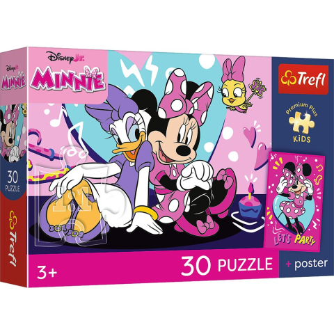 Puzzle - PUZZLE TREFL 30 PREMIUM PLUS KIDS MINNIE VESELA PLUS POSTER