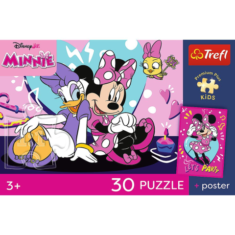PUZZLE TREFL 30 PREMIUM PLUS KIDS MINNIE VESELA PLUS POSTER [3]