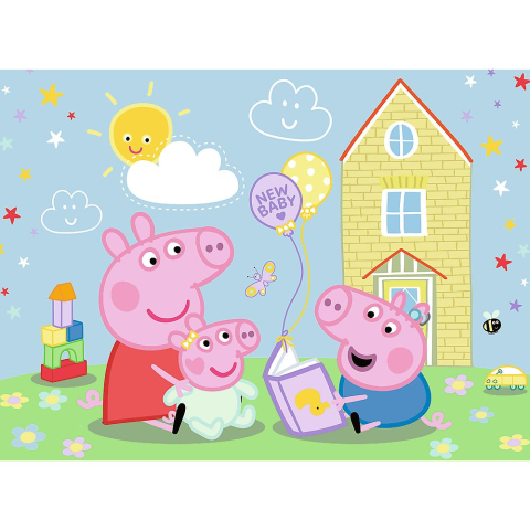 PUZZLE TREFL 30 PREMIUM PLUS KIDS PEPPA PIG ARE UN PLAN PLUS POSTER [1]