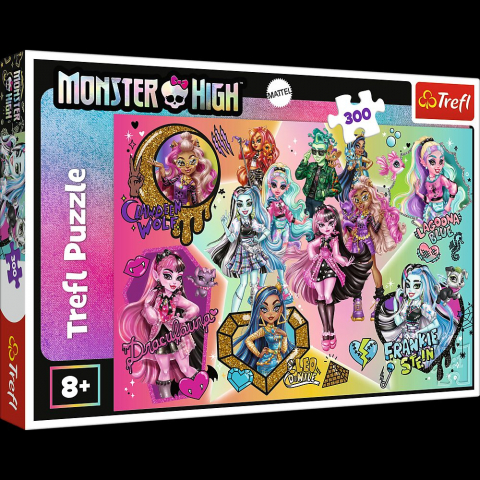 Puzzle copii - PUZZLE TREFL 300 MONSTER HIGH ZOMBI IN TOP