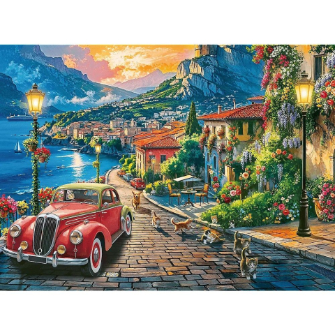 PUZZLE TREFL 3000 COLECTIA SUA ORAS ITALIAN PE MALUL LACULUI POSTER INCLUS [1]