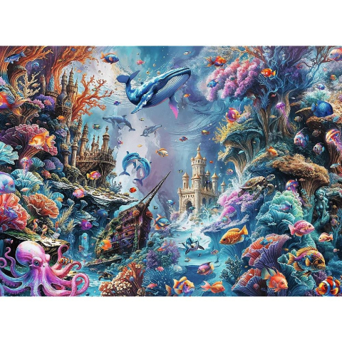 PUZZLE TREFL 3000 COLECTIA SUA VIATA SUBACVATICA POSTER INCLUS [1]