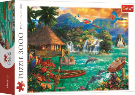 Puzzle Trefl adulti - Puzzle Trefl 3000 Insula Vieții 