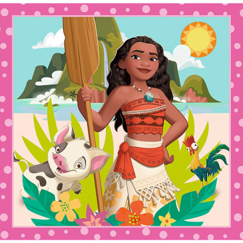 PUZZLE TREFL 3IN1 DISNEY PRINCESS FLORI MINUNATE [1]