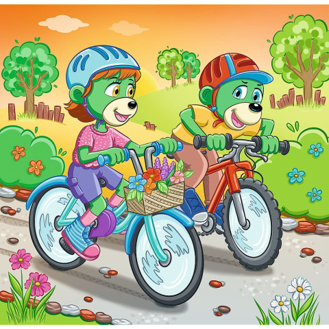 PUZZLE TREFL 3IN1 INTALNIREA FAMILIEI TREFELIK [1]