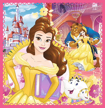 Puzzle Trefl 3in1 Lumea Minunată a Printeselor  [2]