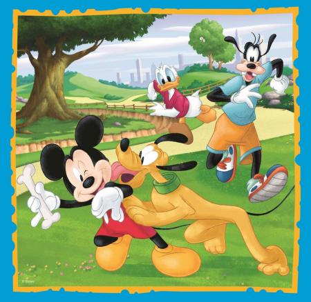 Puzzle Trefl 3in1 Mickey Mouse și Prietenii  [1]